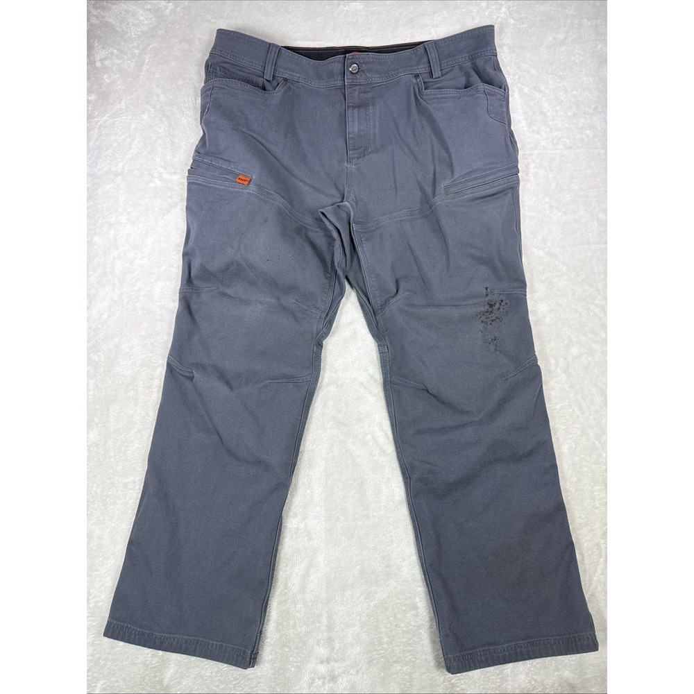 BRUNT The Martin Pant 40X30 Gray Work Pants Utility Stretch Canvas Workwear